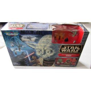 Star Wars Micro Machines Transforming Action Set Yoda Dagobah: Toys & Games