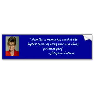 Truth about Palin Bumper Stickers