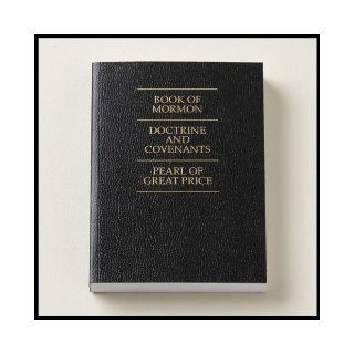 LDS Triple Combination   Book of Mormon, Doctrine and Covenants, Pearl of Great Price (BLACK COVER): The Church of Jesus Christ of Latter day Saints: Books