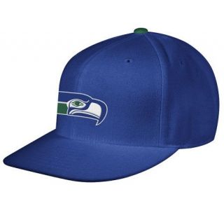 NFL Seattle Seahawks Fitted Throwback Hat —