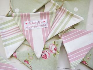 handmade bunting on jute string by ticketty boo