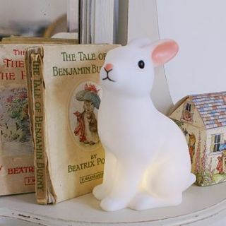 rabbit night light by the chic country home