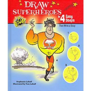 Draw Superheroes in 4 Easy Steps (Hardcover)