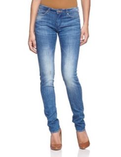 Wrangler Damen Jeans W251JJ45B MOLLY Skinny Slim Fit (Rhre) Niedriger Bund: Bekleidung