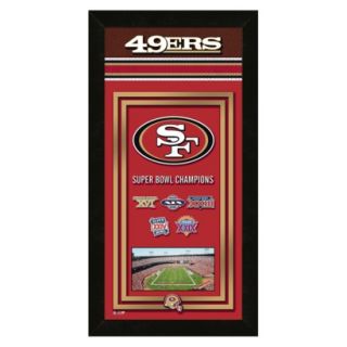 NFL San Francisco 49ers Framed Championship Banner