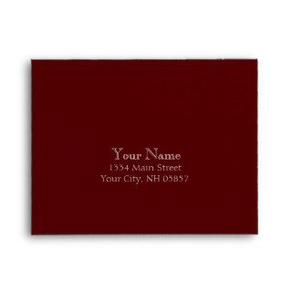 Bar Mitzvah Red and Silver Stripe Star of David Envelopes