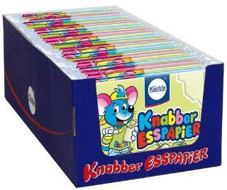 Kchle Knabber Esspapier 4 fach, 25 er Pack (25 x 24 g): Lebensmittel & Getrnke