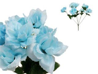 Shop 252 Silk Open Roses Wedding Flowers Bouquets   Light Blue at the  Home Dcor Store