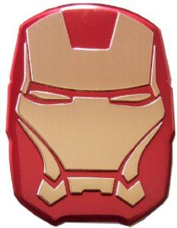 Iron man Ironman Aluminum Large Emblem Decal Red: Automotive