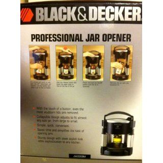 Black & Decker JW200B Lids Off Jar Opener, Black Electric Can Openers Kitchen & Dining