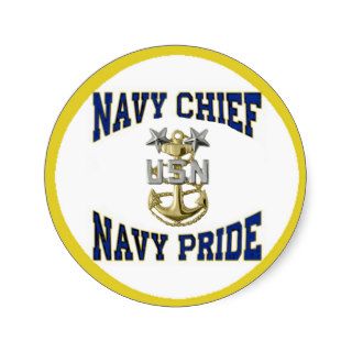 U.S. Navy Master Chief "Navy Pride" Sticker