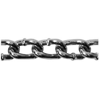 ASC MC1503031 Low Carbon Steel Twist Link Machine Chain, Zinc Plated, #3 Trade, 1/8" Diameter x 100' Length, 255 lbs Working Load Limit: Hardware Chains: Industrial & Scientific