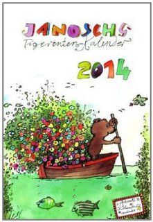 Tigerentenkalender 2014: 12 Monatsbltter mit frhlich bunten Janosch Bildern und Kalendarium. Dezemberblatt als Adventskalender: JANOSCH: Bücher