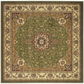 Lyndhurst Collection Traditional Sage/ivory Rug (8 Square)