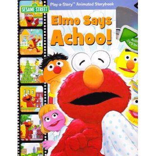 Sesame Street: Elmo Says Achoo! (book with animated DVD) (Play a Story Animated Storybook): 9781412784528: Books
