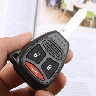 TOPQ 3 buttons Remote keyless entry key fob case shell &pad for Dodge Magnum 2005 2006 2007 : Automotive Keyless Entry Remote Control Transmitter : Car Electronics