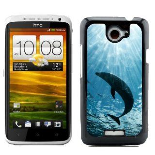 Dolphins Marine Animal Hard Plastic and Aluminum Back Case for HTC ONE X ONE X+ S720E With 3 Pieces Screen Protectors: Cell Phones & Accessories