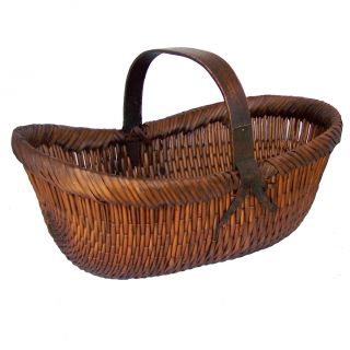 Oval Shape Vintage Basket