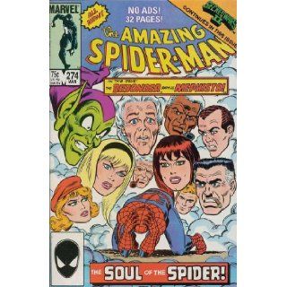 The Amazing Spider man #274 (Vol. 1): Tom DeFalco, Ron Frenz, Tom Morgan, Jim Fry, Jack Fury: Books