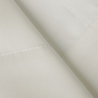 Elite Home Products Delray Sateen Blend 600 Thread Count Quality 6 piece Sheet Set Off White Size Queen