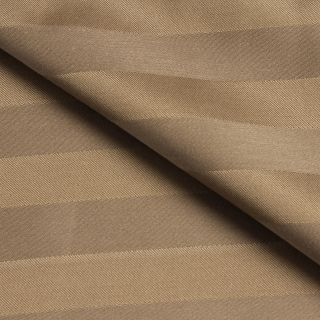 Elite Home Products Delray Sateen Blend 600 Thread Count Quality Striped 6 piece Sheet Set Brown Size Full