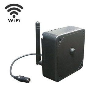 WiFi Spy Camera with Recording & Remote Internet Access; Black Box Style with Conical Pinhole Lens : Label Makers : Office Products