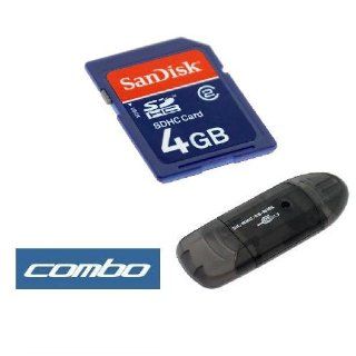 SanDisk 4GB SD Memory Card + Black USB Memory Card Reader for Garmin Nuvi 200W, 205W, 250W, 260W, 600, 610, 650, 660, 670, 680, 710, 750, 760, 770, 780, 850, 860, 880, 200, 250, 255, 260, 270, 300, 310, 350, 360, 370 550 660: Computers & Accessories