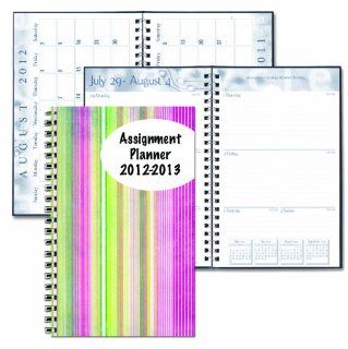 House of Doolittle Academic Weekly Planner, Student Assignment Book 13 Months August 2012 to August 2013, 5 x 8 Inches, Line Design Recycled Materials Made in the USA (HOD274RTG60) : Teachers Calendars And Planners : Office Products