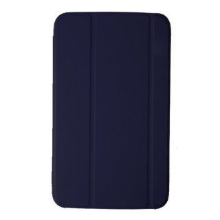 ZPS Slim Thin Leather Case Book Cover For Samsung Galaxy Tab 3 8.0 T310 T311 P8200 (Dark Blue) Cell Phones & Accessories
