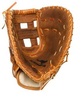 Nokona AMGFB K 12.5 Inch Open Web Base Mitt Buckaroo Hide Baseball Glove (Right Handed Throw) : Baseball Infielders Gloves : Sports & Outdoors