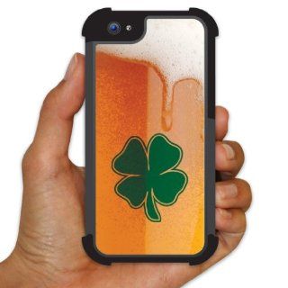 iPhone 5 BruteBoxTM Case   St. Patrick's Day Theme   Mug of Beer and Clover   2 Part Rubber and Plastic Protective Case Cell Phones & Accessories