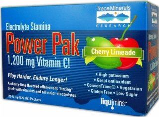 Trace Minerals Electrolyte Power, Cherry Limeade, 32 Count Health & Personal Care