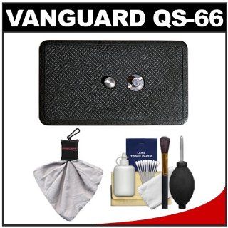 Vanguard Quick Shoe Release Plate QS 66 for PH 113V, 114V & Abeo 283AV, 323AV Tripods with Cleaning Kit : Tripod Accessories : Camera & Photo