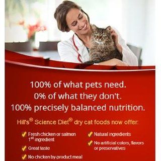 Hill's Science Diet Adult Indoor Dry Cat Food, 15.5 Pound Bag : Dry Pet Food : Pet Supplies