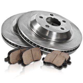 Callahan REAR Premium Grade OE 307.7 mm [2] Rotors + [4] Quiet Low Dust Ceramic Brake Pads Kit CK002600: Automotive