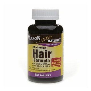 Mason Natural Extra Strength Hair Formula, Tablets 60 ea Health & Personal Care