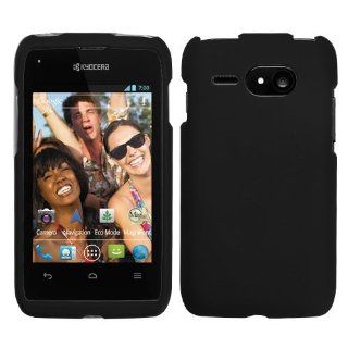 Asmyna KYOC5133HPCSO306NP Premium Durable Rubberized Protective Case for Kyocera Event C5133   1 Pack   Retail Packaging   Black: Cell Phones & Accessories