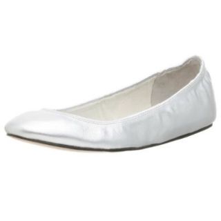 STEVEN by Steve Madden Picara Ballet Flat,Silver,9.5 M: Shoes