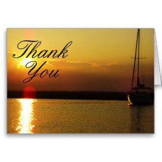 Sunset Thank You Cards