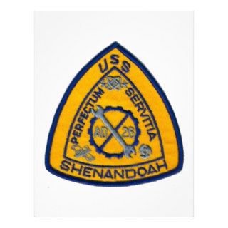 USS SHENENDOAH (AD 26) CUSTOMIZED LETTERHEAD