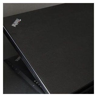 IBM ThinkPad SL500 Laptop Cover Skin [Deep Black Leather] Electronics