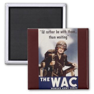 WAC Recruiting Poster Fridge Magnets