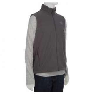 The North Face Windwall 1 Vest (Small, Charcoal Grey Heather) : Fleece Outerwear Vests : Clothing