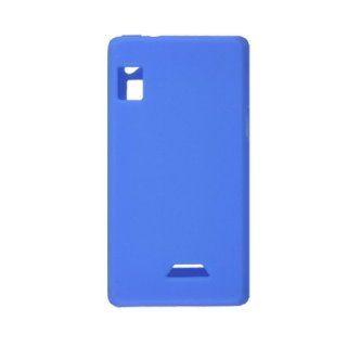 Motorola Droid 2 A955 Blue Cell Phone Silicone Case / Executive Protector Skin Cover: Cell Phones & Accessories