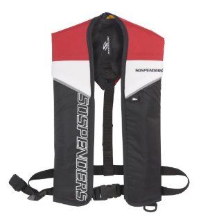 Stearns Suspenders Manual Inflatable Life Jacket, Red : Life Jackets And Vests : Sports & Outdoors