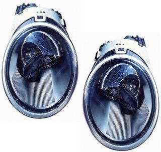 Volkswagen New Beetle Convertible/Hatchback Replacement Headlight Assembly (without Turbo)   1 Pair: Automotive