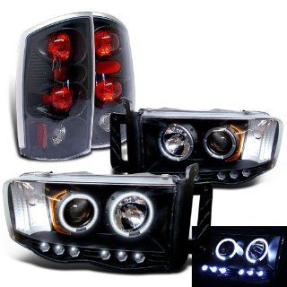 Rxmotoring Dodge Ram 1500 Headlights Projector + Tail Light: Automotive