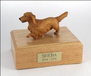 Shop Dachshund Dog Figurine Pet Cremation Urn   328 at the  Home Dcor Store. Find the latest styles with the lowest prices from