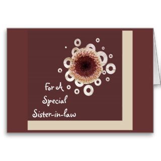 Happy Birthday..Sister in law Greeting Card