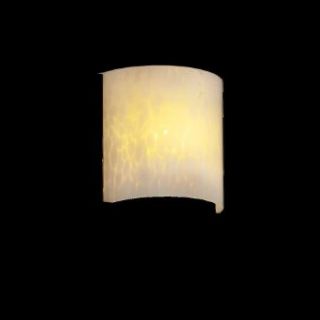Justice Design FSN 5560 DROP ABRS Framed Square 3 Sided Wall Sconce (ADA), Glass Options: DROP: Droplet Glass Shade, Choose Finish: Antique Brass Finish, Choose Lamping Option: Standard Lamping    